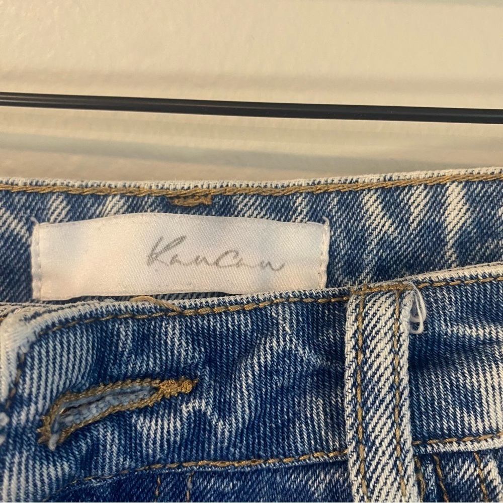 KanCan Collie High Rise Mom Jeans Distressed Blue‎ Jeans size 9/28 - Picture 5 of 15